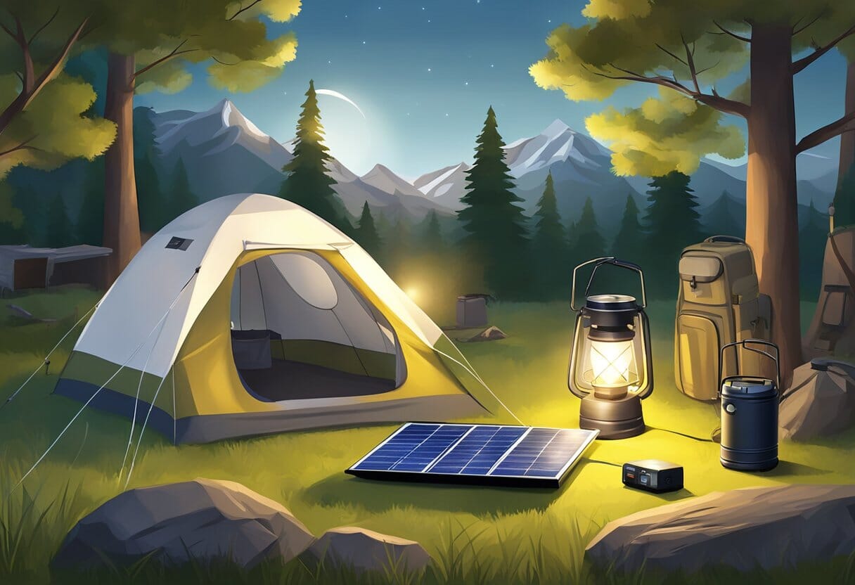 Portable Power Station w/ Solar Panel & LED Lantern for Camping (Buyer's Guide & Reviews)