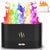 FGLux™ 7 Colors 3D Flame Mist Essential Oil Diffuser: 180ml Aroma Air Humidifier flame mist diffuser FGLux™ Black 