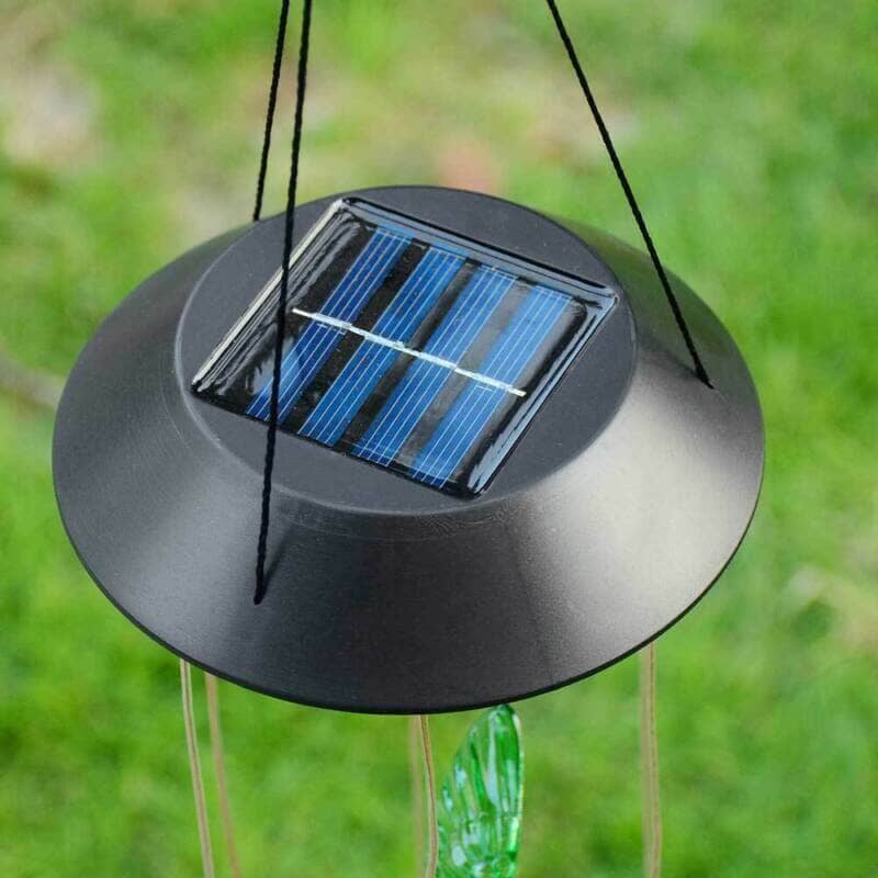 GoodVybe™ Solar LED Hummingbird Wind Chime Lights: Color-Changing Garden Decor GoodVybe™