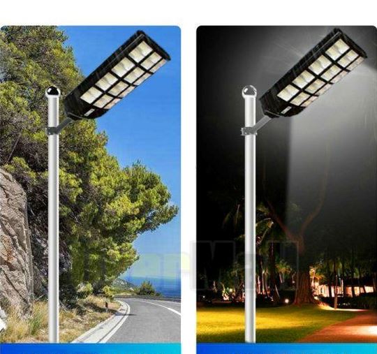 SMAXPro™ Commercial Solar Street Light + Pole/Remote: 1600W, 1152 LED Solar Wall Lamp solar street light SMAXPro™