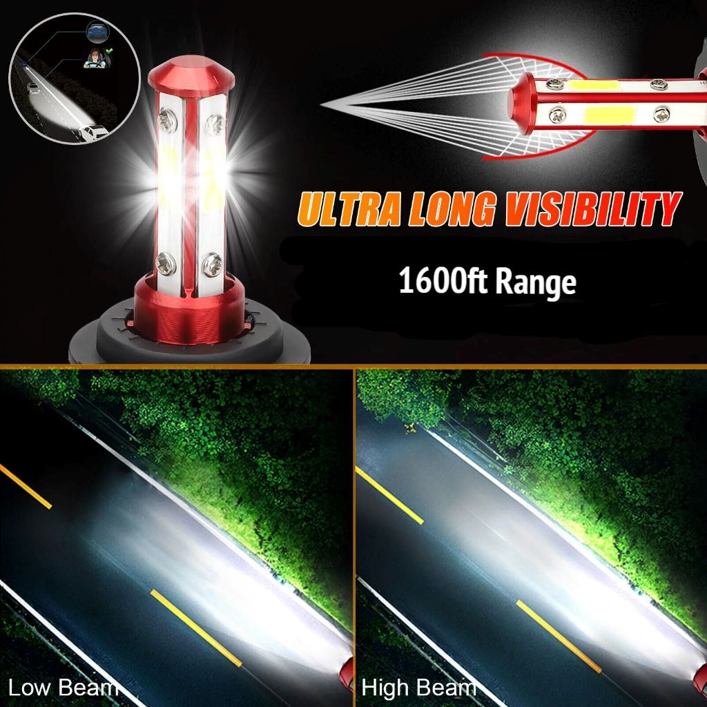 SMAXPro™ H7 LED Headlight Bulbs Kit: Hi-Low Beam, 6000K, 30000LM Super Bright car headlights SMAXPro™