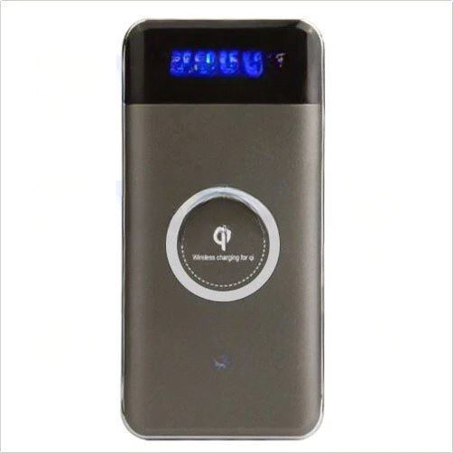 SMAXPro™ Portable Solar Power Bank: 20,000mAH, QI Wireless, 2 USB Type-C, Cell Phone Charger power bank SMAXPro™ Gray