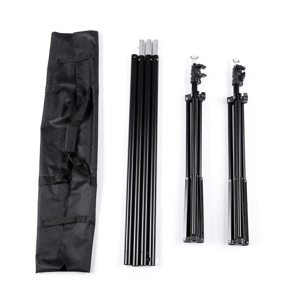 KSHX PRO™ 10ft Adjustable Photography Studio Background Stand Kit w/ Backdrop Crossbar Photo Studio Kit KSHX PRO™