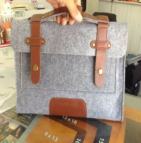 MROYALE™ Men's FELT 13" Laptop Messenger Crossbody Satchel Shoulder Bag crossbody MRoyale™ Fashion