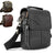 MRoyale™ Men's Leather 8" Crossbody Sling Messenger Chest Satchel Tablet Bag sling chest bag MRoyale™ 