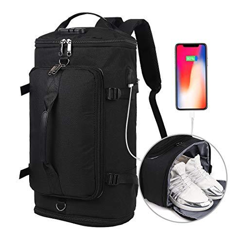 anti theft backpacks for travel MROYALE™ Anti Theft Backpack-Duffel-Tote w/ Shoe Compartment & USB