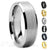PJewelz™ Men's Tungsten Carbide Wedding Band Ring Black/Gold/Brushed Silver (Size 6-15) men's ring PJewelz™ Fashion 
