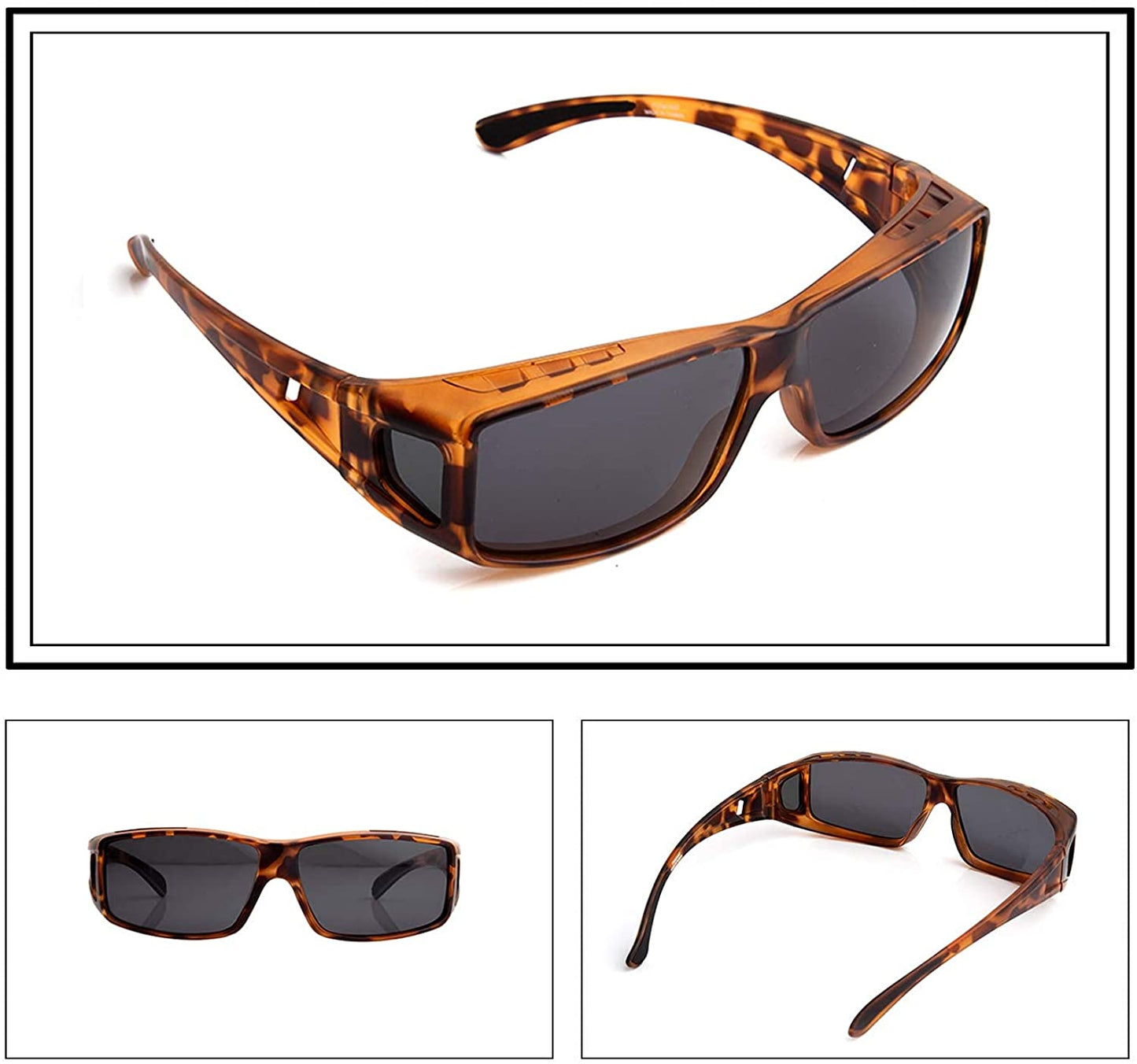 RRELITEX™ Fit Over Polarized Sunglasses | Men's UV400, TAC Lens, Air Flow Frame Sunglasses RRELITEX™