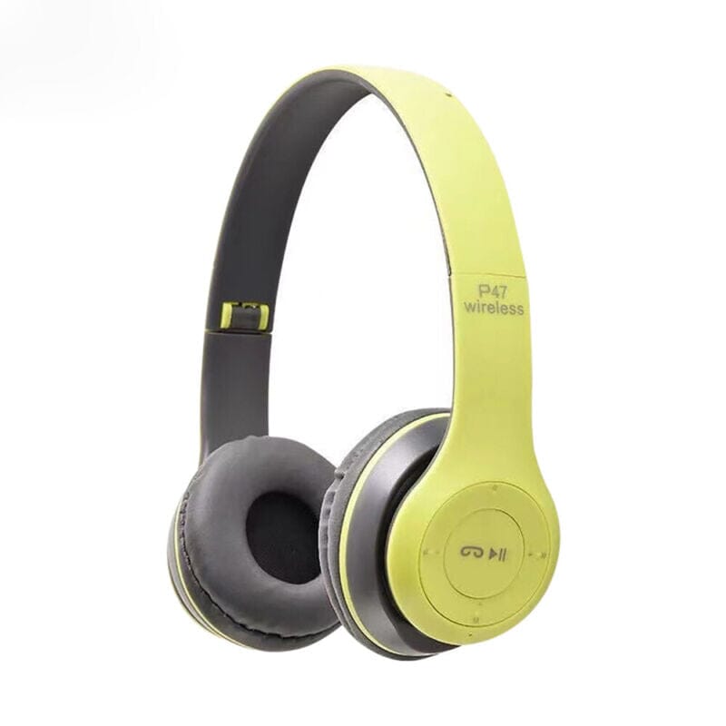 SMAXPro™ Foldable Bluetooth Headphones: Super Bass Deep Wireless/Wired Headset bluetooth headphones SMAXPro™ Green 