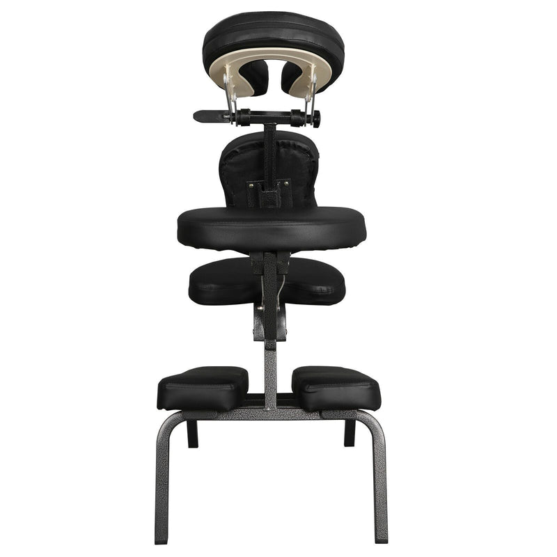 SMAXPRO™ Adjustable Folding Leather Massage Chair: Salon/Tattoo/Spa | Portable Travel Carry Case folding massage chair SMAXPRO™