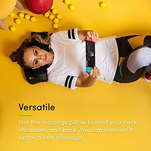 SMAXPRO™ Shiatsu Back & Neck Massage Pillow w/ Heat - Deep Tissue Kneading | Shoulder, Foot neck massager SMAXPRO™