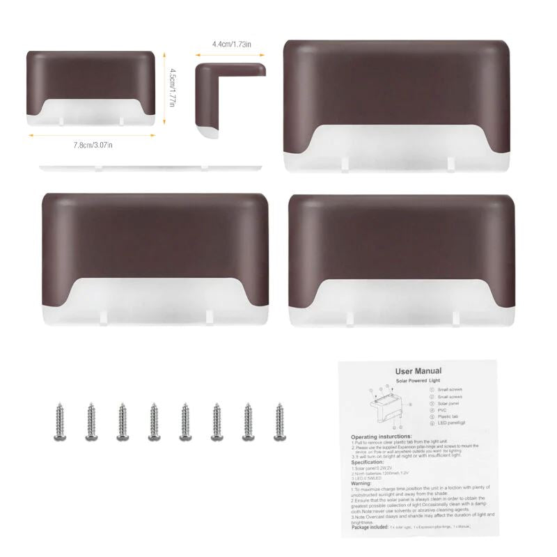 SMAXPro™ Solar Pool-Side Color Lights: 8-Pack, Waterproof, Swimming Pool pool lights SMAXPro™