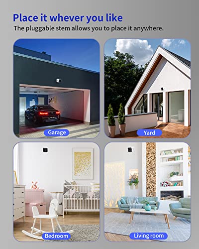 TKSecure™ HD Indoor Smart Home Security Camera Night Vision | 1080P, 2.4GHz Wi-Fi, 2-Way Audio, Motion Detect, Alexa/Google, Baby/Pet Home Security Camera TKSecure™