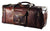 UrbanLeatherZ™ Men's 100% Leather 24in Vintage Brown Duffle Weekend Travel Bag Duffle Travel Bag UrbanLeatherZ™ 