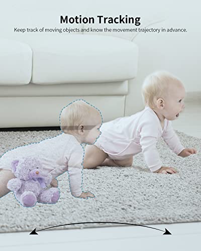 ZXVision™ HD Indoor Smart Home Security Camera w/ Night Vision | 1080P, 2-Way Audio, Motion, Alexa, App, Baby/Pet Home Security Camera ZXVision™