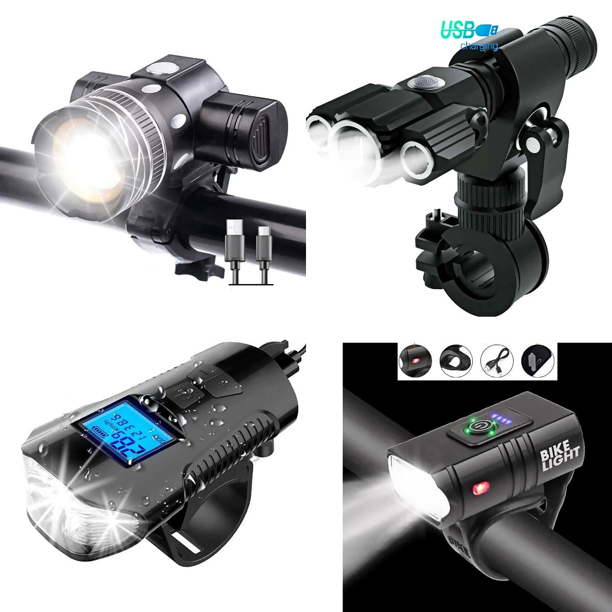 Bicycle Headlights & Rear Bike Lamps