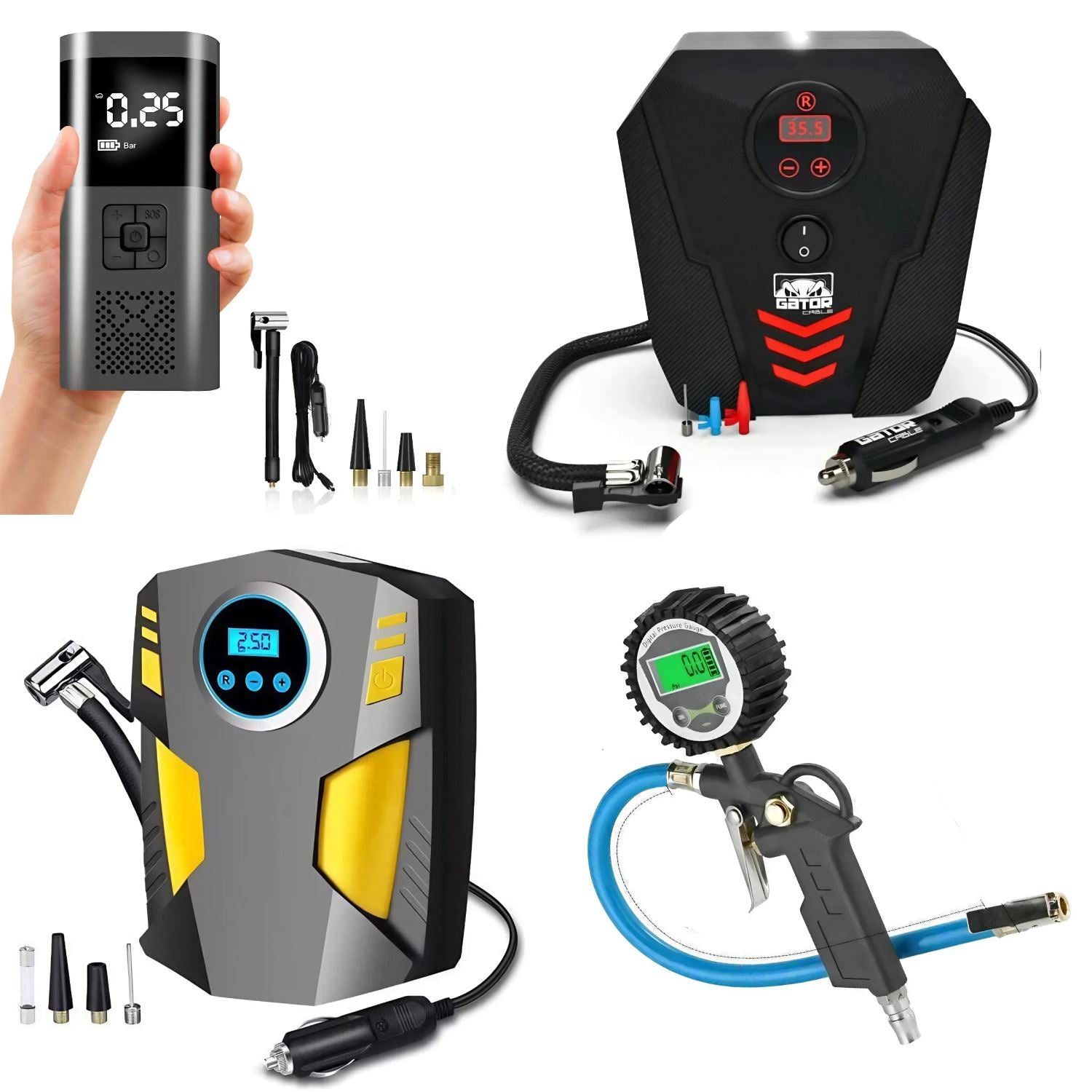Digital Tire Inflators & Portable Air Compressors