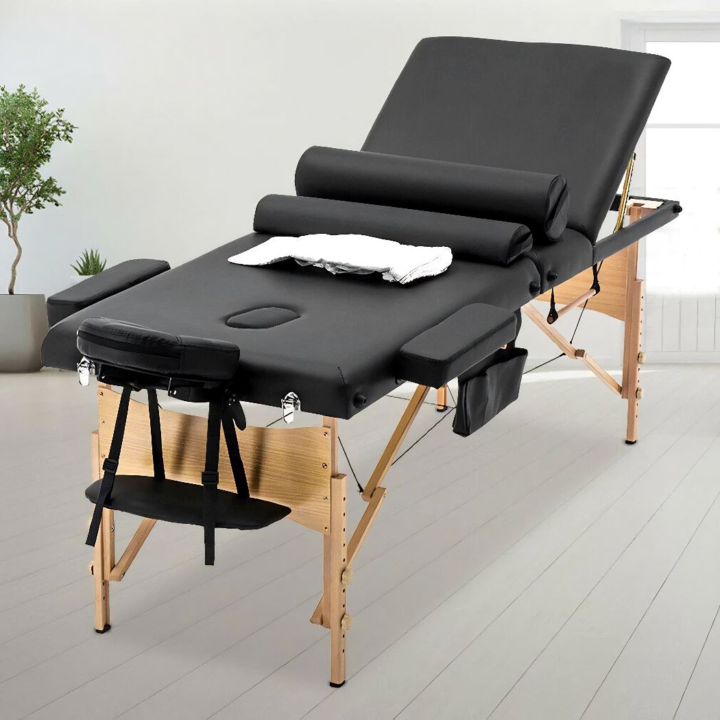 BMASSAGEX™ PRO Adjustable Backrest 84&quot; Massage Table | Folding Portable Bed, Salon, Spa massage table BMASSAGEX™ 