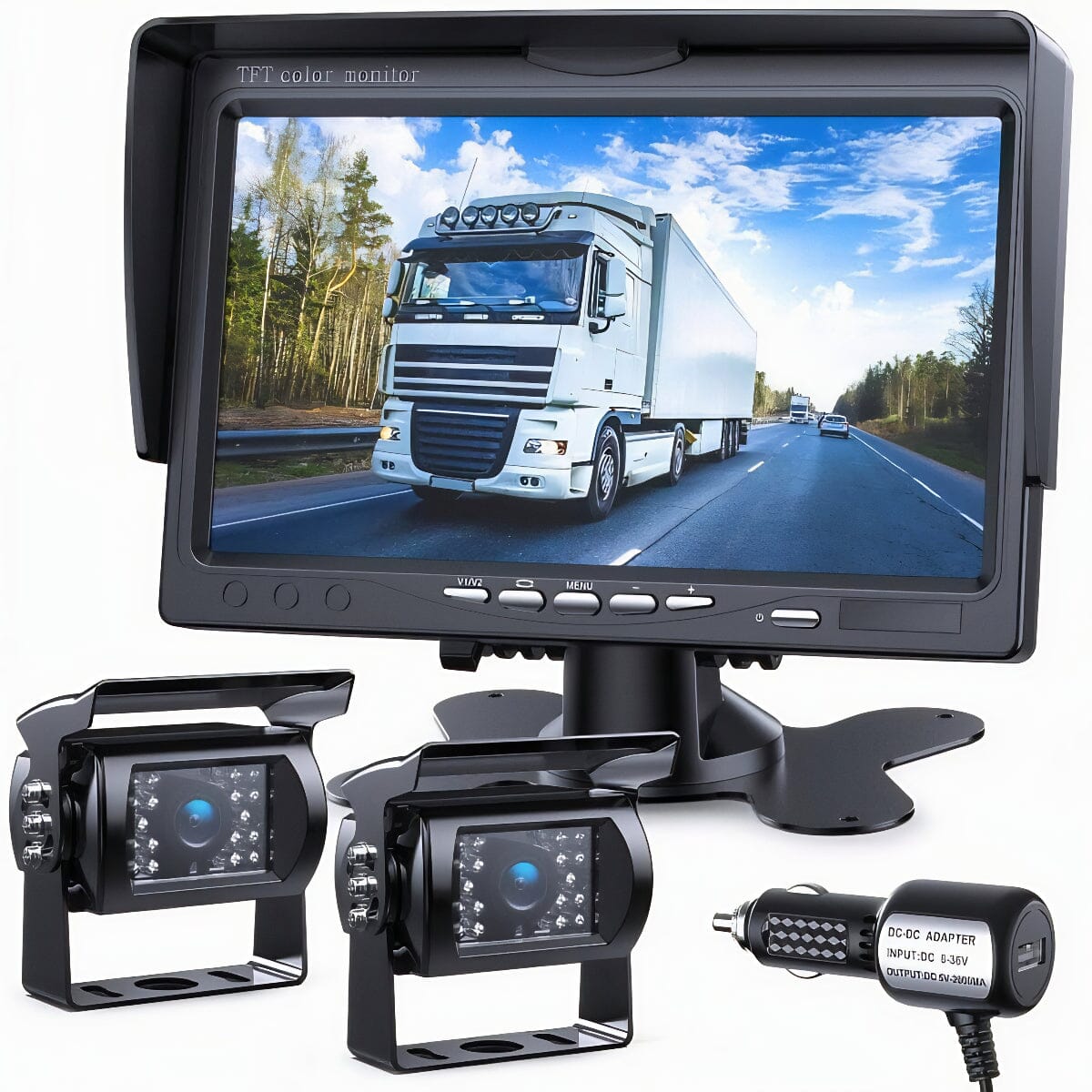 DVProHD™ Car/RV Rear View Camera + 7" Monitor: HD Backup Reverse Cam, Night Vision Waterproof car rear view camera DVProHD™ 