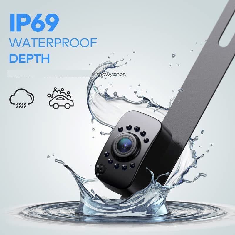 ERProHD™ Car Rear View Reverse Camera: License Plate Backup Parking Cam, Night Vision, Waterproof car rear view camera ERProHD™ 