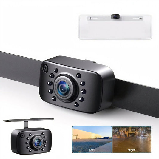 ERProHD™ Car Rear View Reverse Camera: License Plate Backup Parking Cam, Night Vision, Waterproof car rear view camera ERProHD™ 