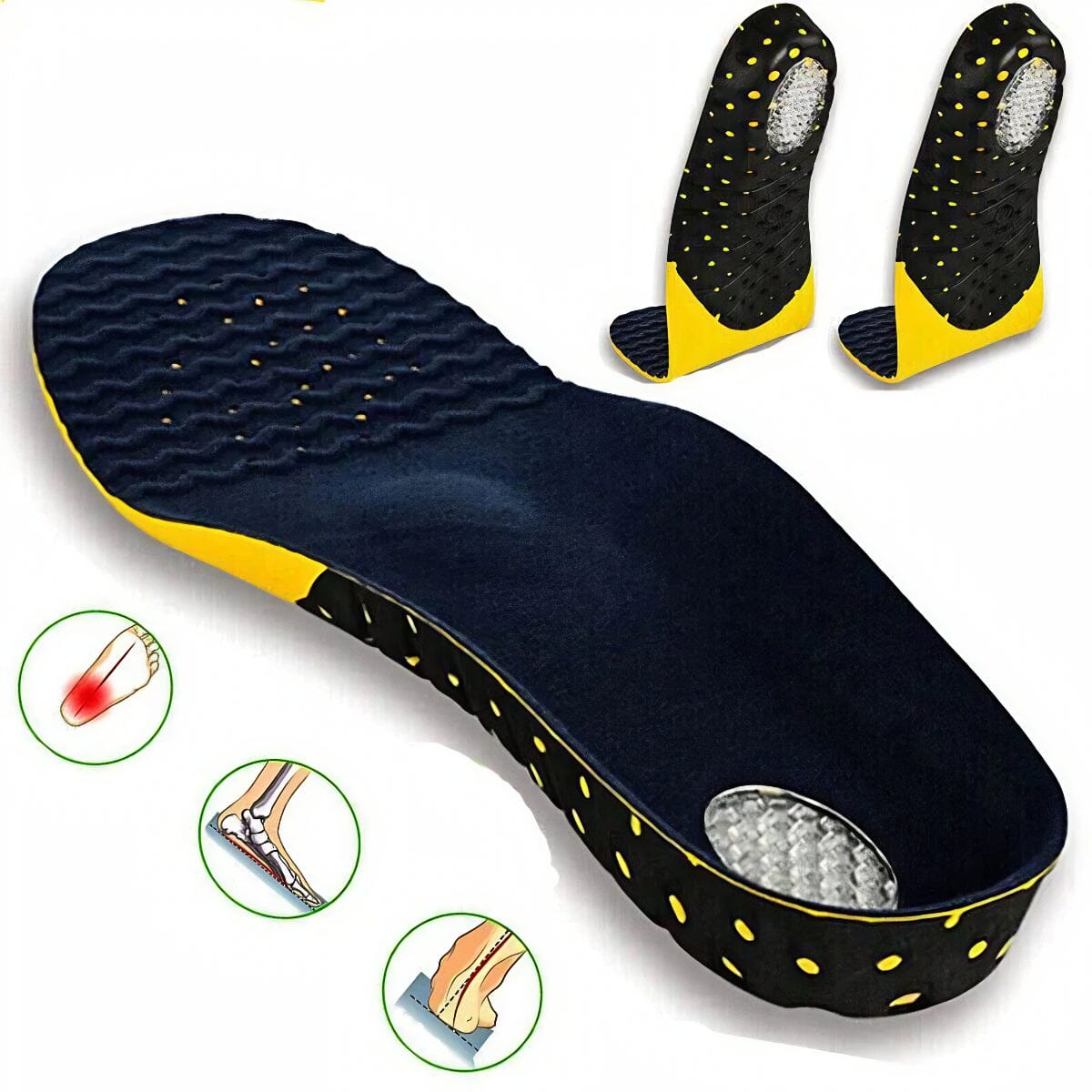 FlexVybe™ Orthotic Shoe Inserts: Arch Support Insole, Plantar Fasciitis/Flat Feet orthotic insoles FlexVybe™ 