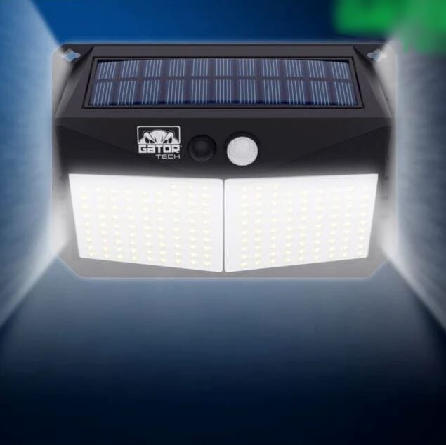 GatorXPro™ 228LED Solar Light: PIR Motion Sensor, Outdoor Security Garden Wall Lamp solar street light GatorXPro™ 