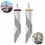 GoodVybe™ 23" Garden Wind Chimes: 2Pcs, Pleasant Tone, 12 Aluminum Tubes Decor wind chime GoodVybe™ 