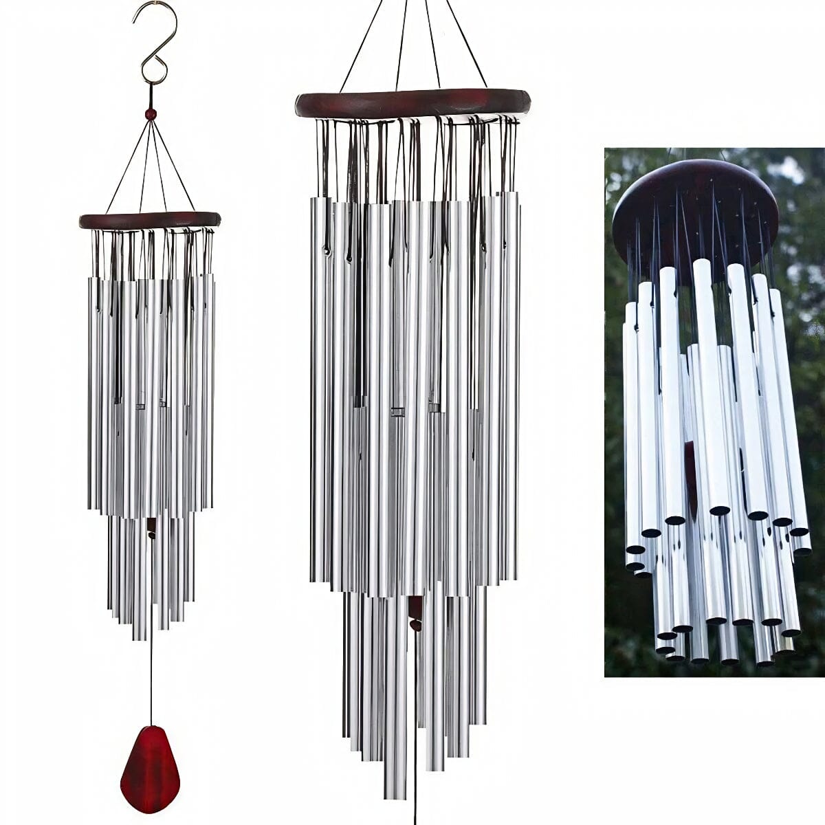 GoodVybe™ 33&quot; Garden Wind Chimes: Chapel Bells Tone, 27 Tubes Decor wind chime GoodVybe™ 