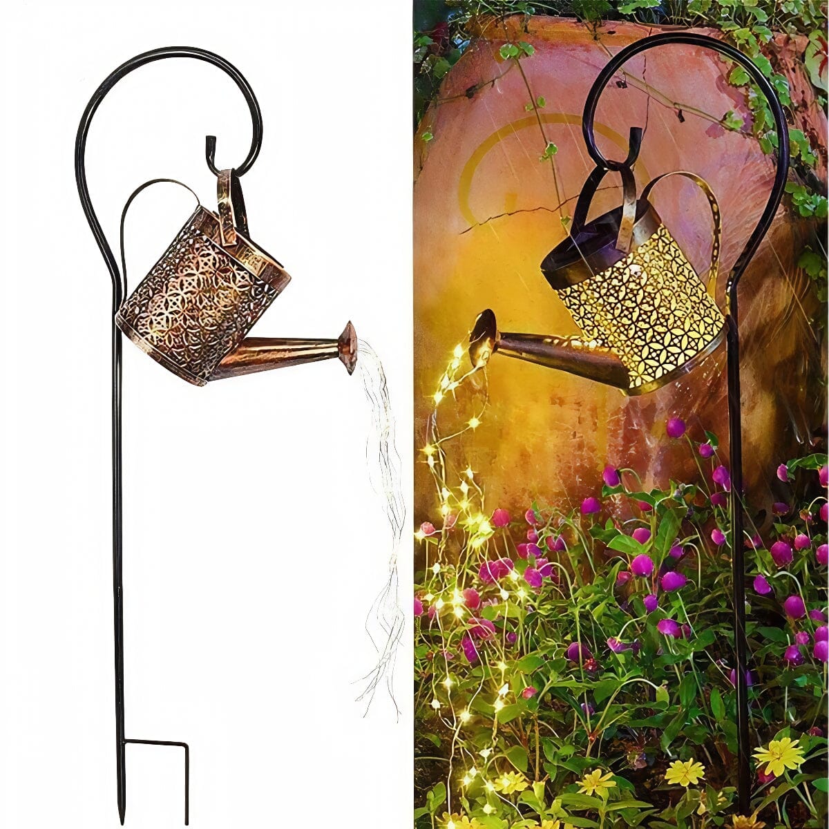 GoodVybe™ Solar LED Watering Can Light: Outdoor Kettle Art, Garden Lamp Decor solar street light GoodVybe™ 