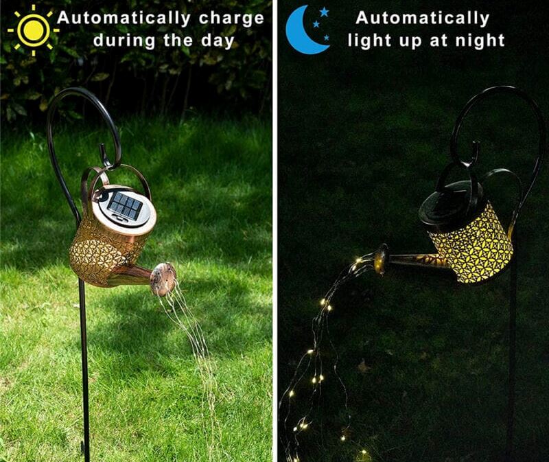 GoodVybe™ Solar LED Watering Can Light: Outdoor Kettle Art, Garden Lamp Decor solar street light GoodVybe™ 