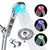 KRYSpa™ Handheld Color LED Filtered Shower Head Set: Hose/Bracket, High Pressure Shower head KRYSpa™ 
