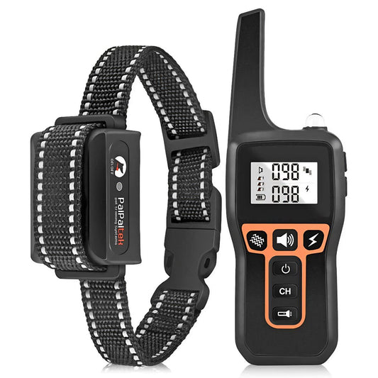 PPTekPro™ Remote Dog Shock Training Collar: 3280ft, Rechargeable, Waterproof LCD dog training collar PPTekPro™ 