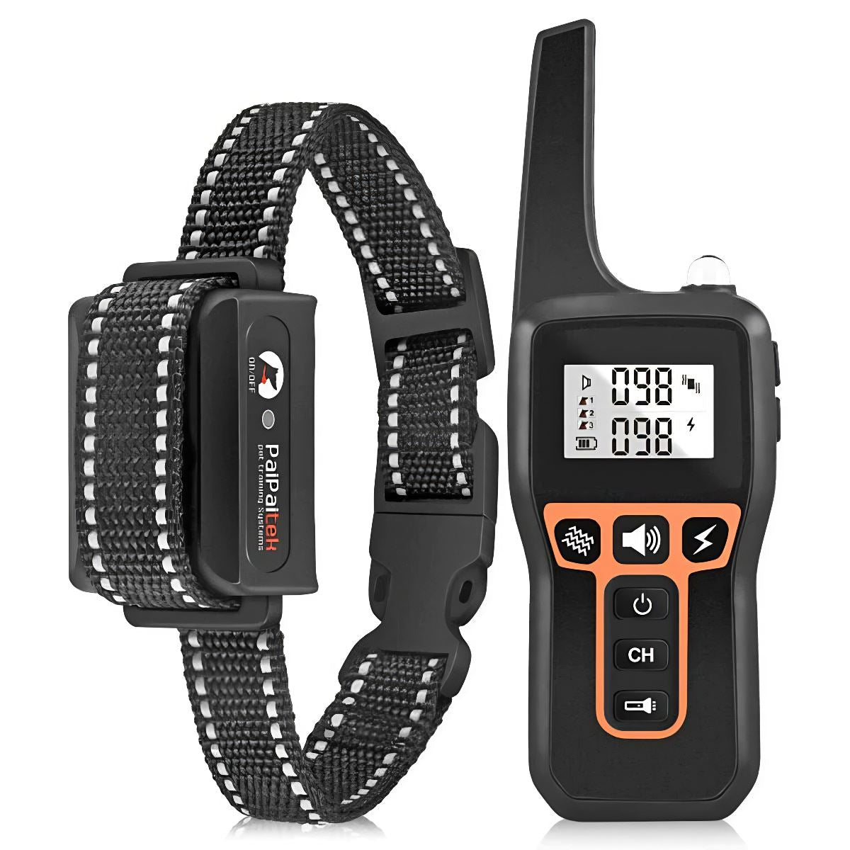 PPTekPro™ Remote Dog Shock Training Collar: 3280ft, Rechargeable, Waterproof LCD dog training collar PPTekPro™ 