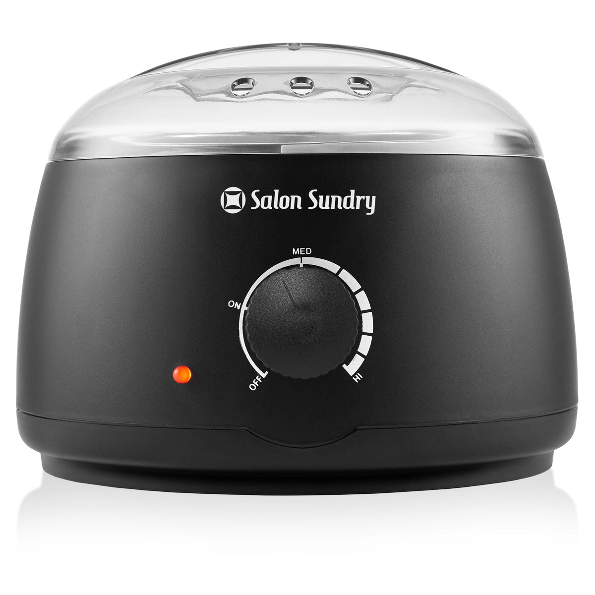 SalonXPro™ Wax Warmer Heater Pot: Hair Removal, Depilatory Portable Waxing Machine SalonXPro™ Black w Clear Lid 