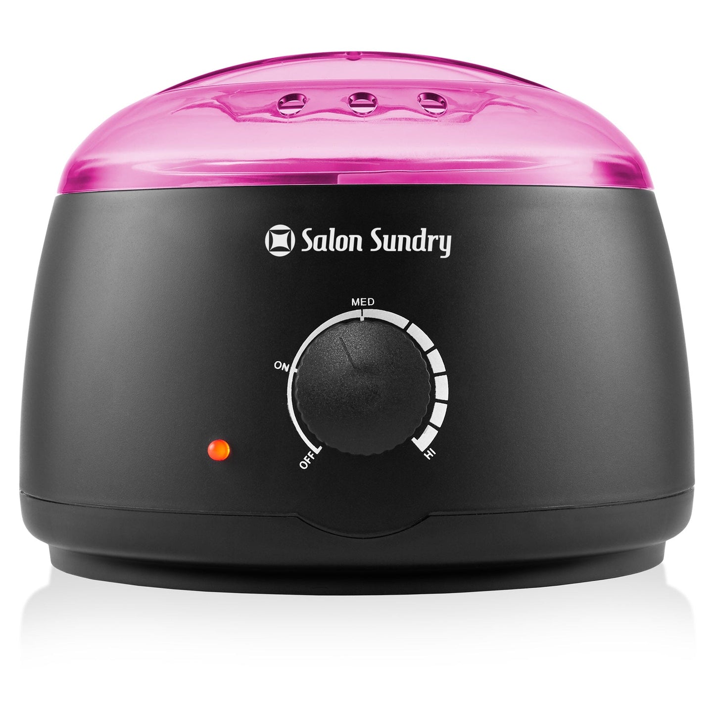 SalonXPro™ Wax Warmer Heater Pot: Hair Removal, Depilatory Portable Waxing Machine SalonXPro™ Black w Pink Lid 