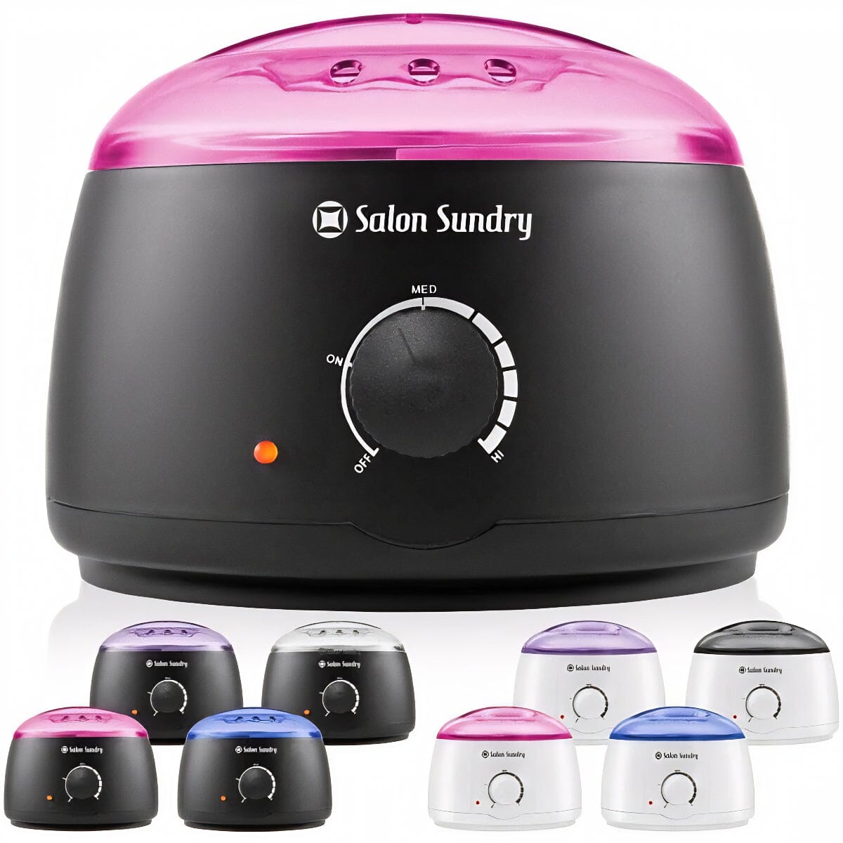SalonXPro™ Wax Warmer Heater Pot: Hair Removal, Depilatory Portable Waxing Machine wax warmer SalonXPro™ Black Pink 