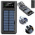 SMAXPlus™ Portable Solar Power Bank: 30,000mAH, 4 USB Built-in Cables, Waterproof Cell Phone Charger power bank SMAXPlus™ 