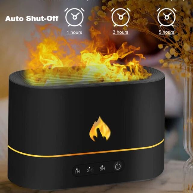 SMAXPro™ 250ml 3D Flame Mist Essential Oil Diffuser: Aroma Air Humidifier Decor flame mist diffuser SMAXPro™ 