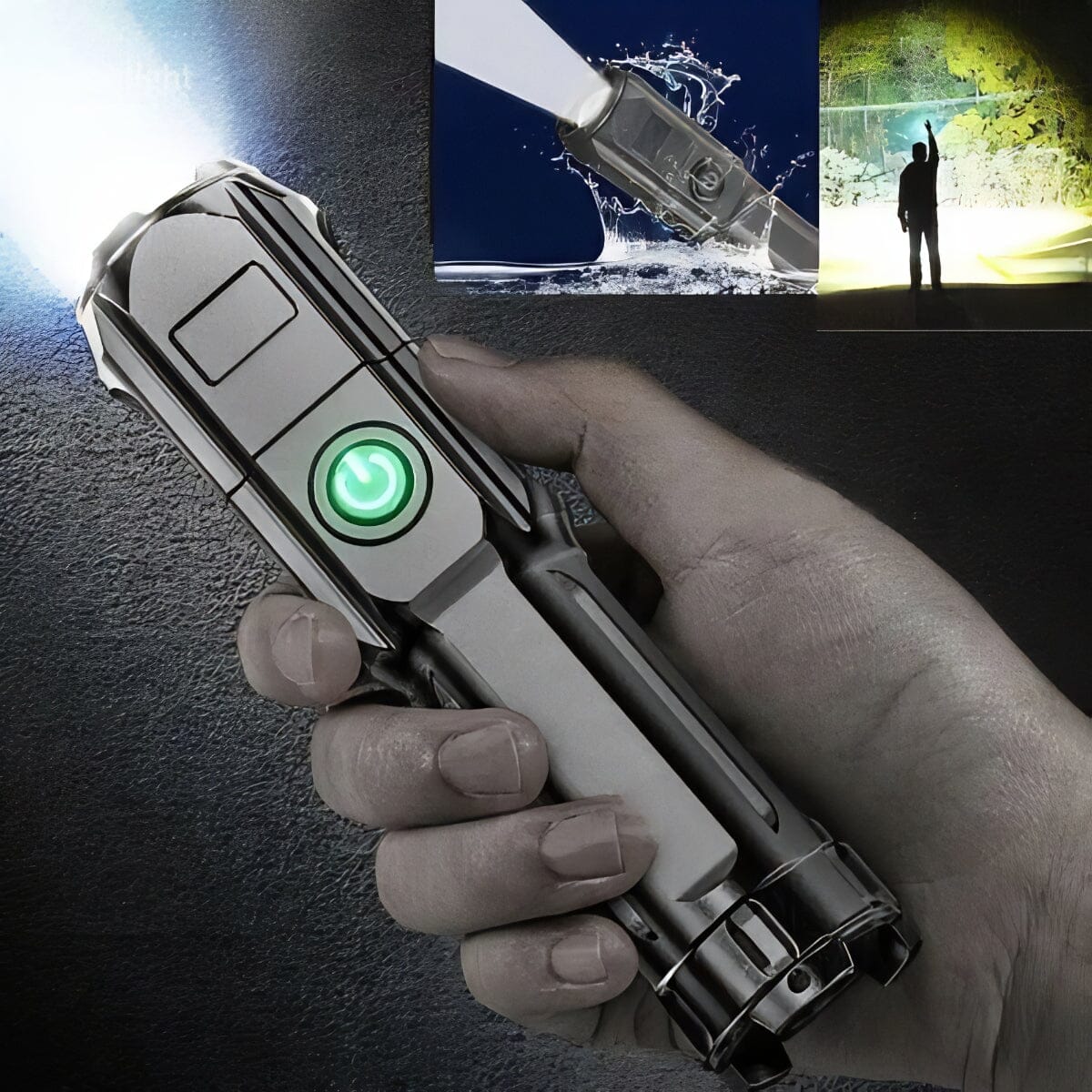 SMAXPro™ 2pk Tactical LED Rechargeable Flashlights: 990000LM, Zoomable, Waterproof tactical flashlight SMAXPro™ 