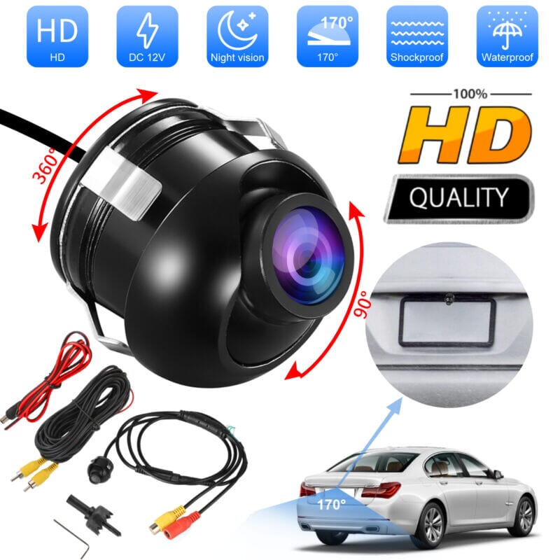 SMAXPro™ Car Rear View Backup Camera: 170° HD Backup Reverse Cam, Night Vision, Waterproof car rear view camera SMAXPro™ 