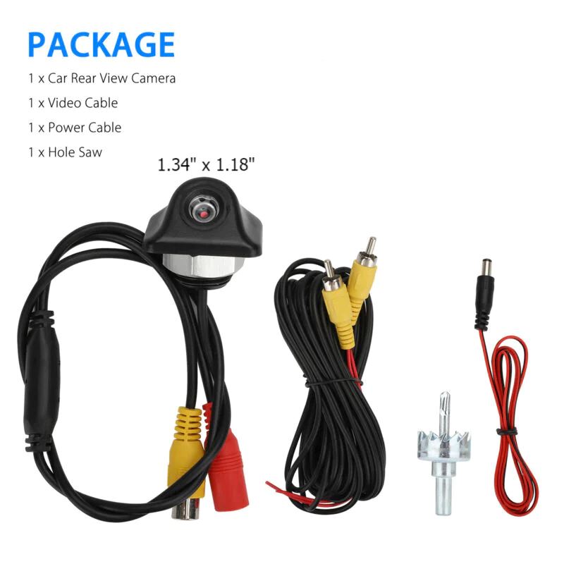SMAXPro™ Car Rear View Reverse Camera: 170° HD Backup Parking Cam, Night Vision, Waterproof car rear view camera SMAXPro™ 