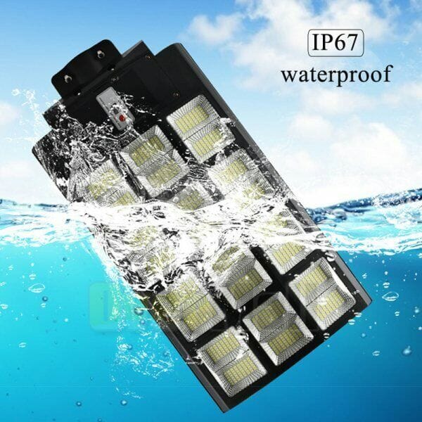 SMAXPro™ Commercial Solar Street Light + Pole/Remote: 1600W, 1152 LED Solar Wall Lamp solar street light SMAXPro™ 