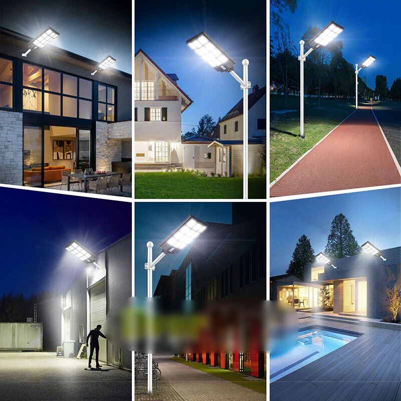 SMAXPro™ Commercial Solar Street Light + Pole/Remote: 1600W, 1152 LED Solar Wall Lamp solar street light SMAXPro™ 