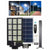 SMAXPro™ Commercial Solar Street Light + Pole/Remote: 1600W, 1152 LED Solar Wall Lamp solar street light SMAXPro™ 
