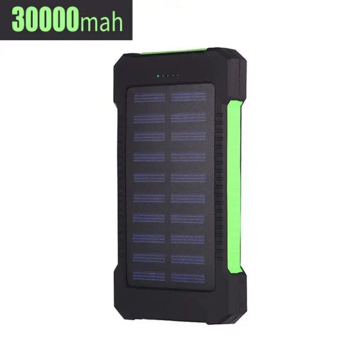 SMAXPro™ Portable Solar Power Bank: 30,000mAH, 2 USB Ports, Waterproof Cell Phone Charger power bank EliteDealsOutlet Green 
