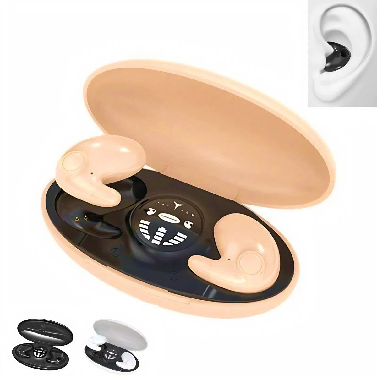 SMAXPro™ Sleep Invisible Bluetooth Earbuds: Mic Headset, Waterproof, Mini Wireless Earphones bluetooth earbuds SMAXPro™ Flesh 