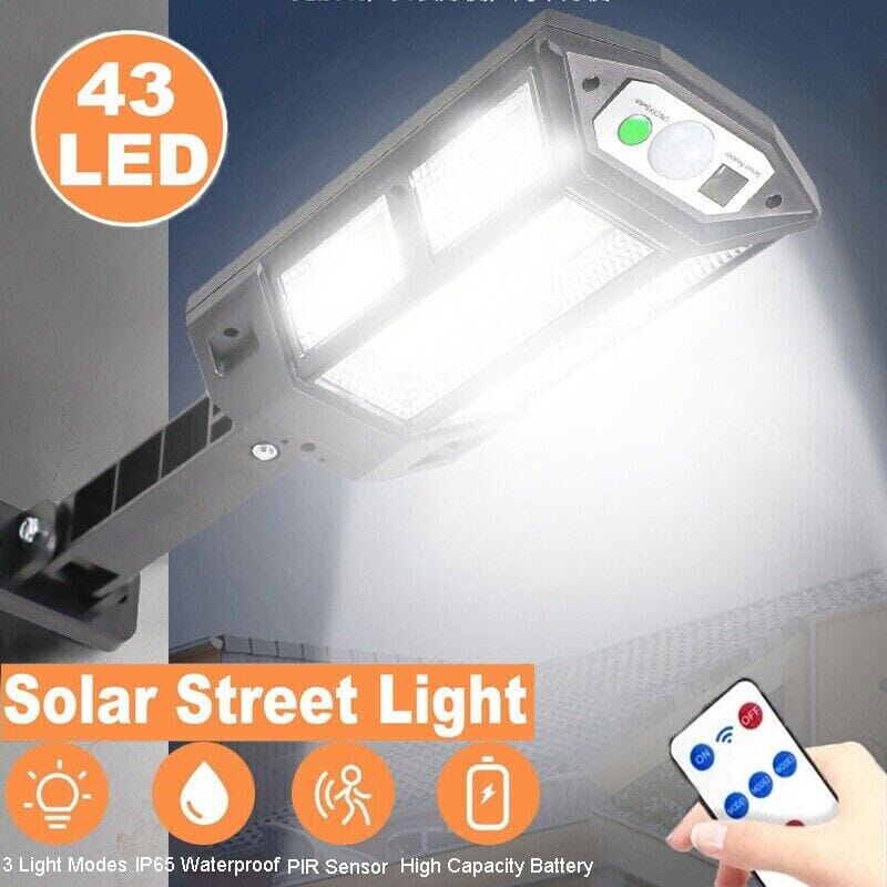 SMAXPro™ Solar Street Light: 43LED Super-Bright Commercial Outdoor Solar Wall Lamp solar street light SMAXPro™ 