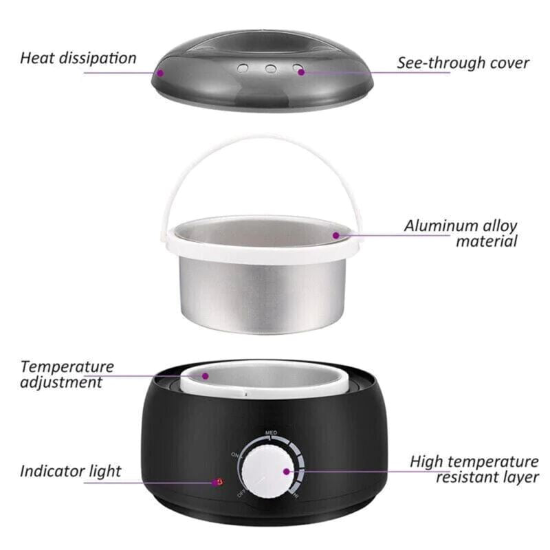 SMAXPro™ Wax Warmer Heater Pot: Hair Removal, Depilatory Home Waxing Kit, Supplies/Beans wax warmer SMAXPro™ 