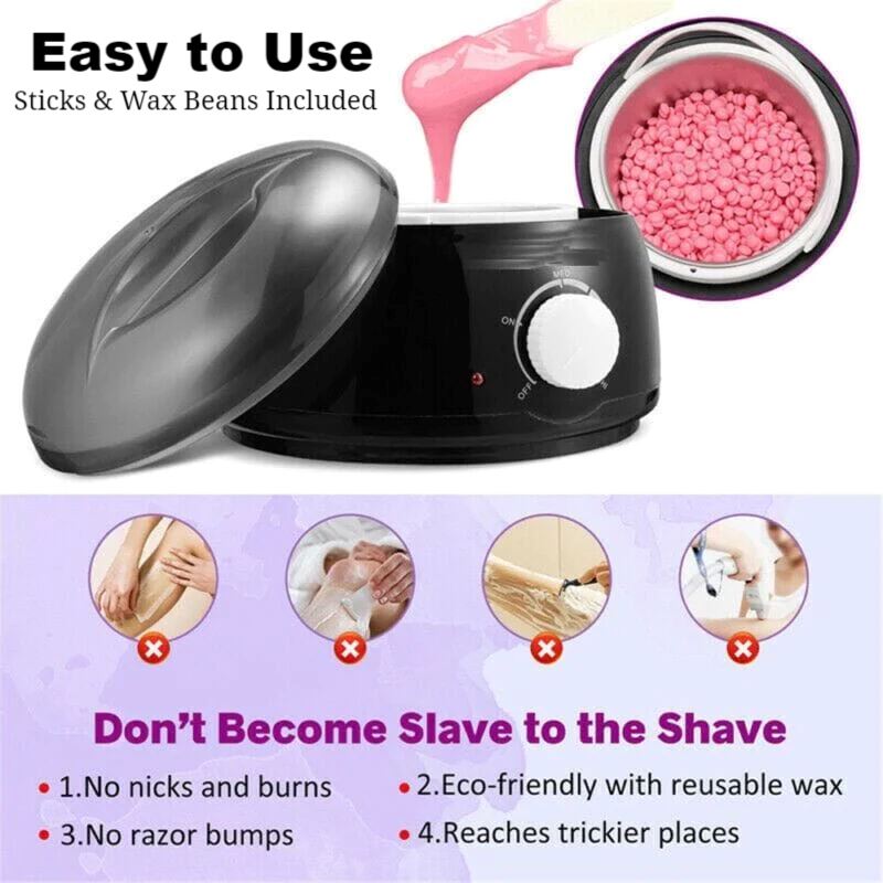 SMAXPro™ Wax Warmer Heater Pot: Hair Removal, Depilatory Home Waxing Kit, Supplies/Beans wax warmer SMAXPro™ 
